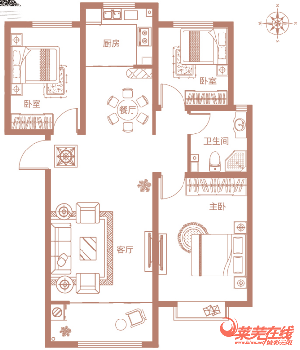 100㎡-148㎡，高新区核心楼盘香山名郡大产权户型图首次曝光！(图6)
