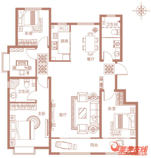 100㎡-148㎡，高新区核心楼盘香山名郡大产权户型图首次曝光！(图8)