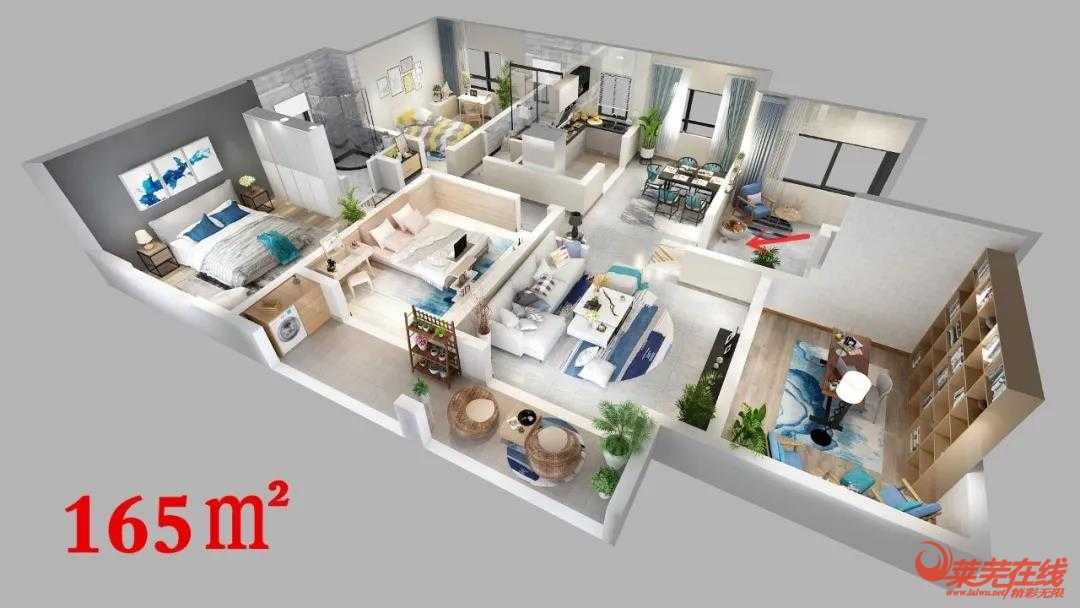 建面约165㎡宽境奢居丨以生活尺度，致敬人生宽度！(图2)