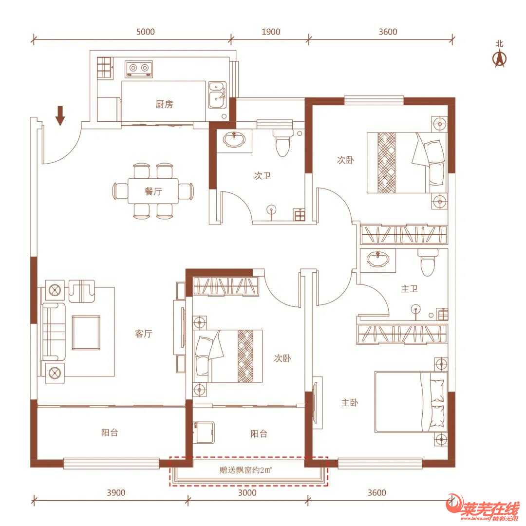 【汇源首座】阔绰125㎡轻奢洋房，让生活倍受宠爱！(图1)