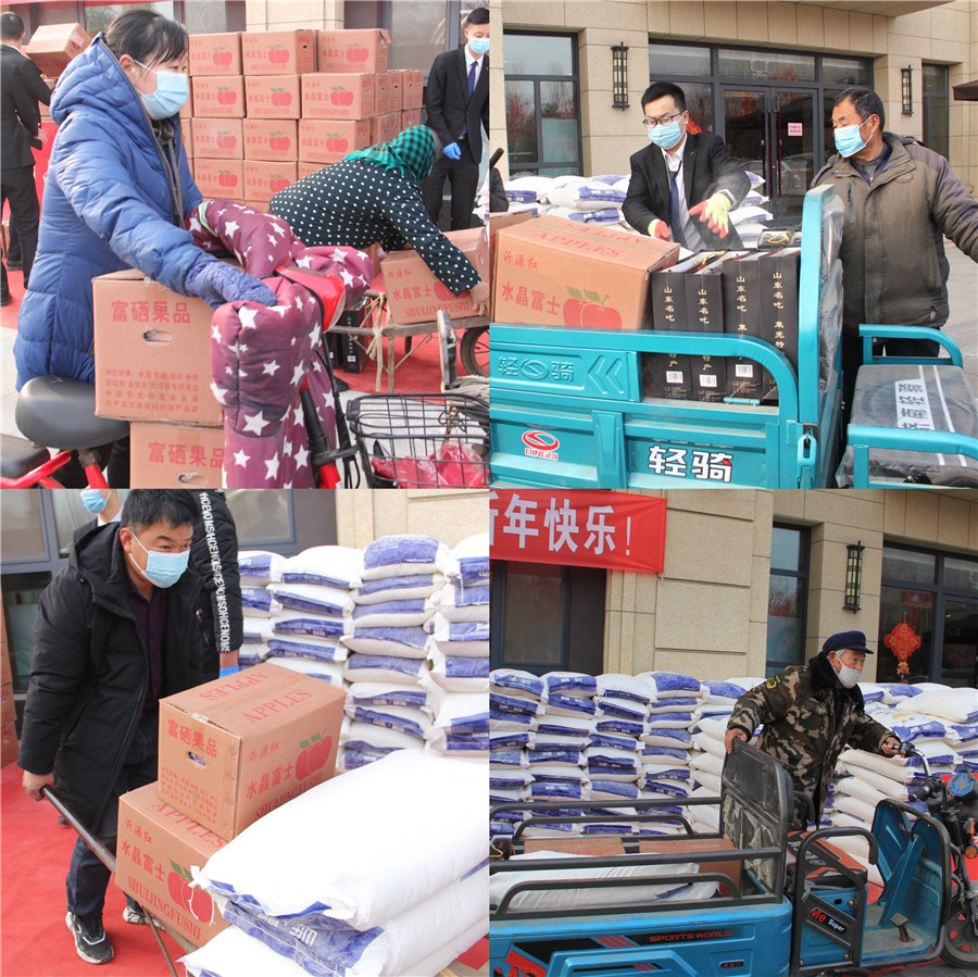 敬老孝亲 爱老同心|兴宇集团、山东早晨地产、济南恒志慰问孝义楼村老人(图5)