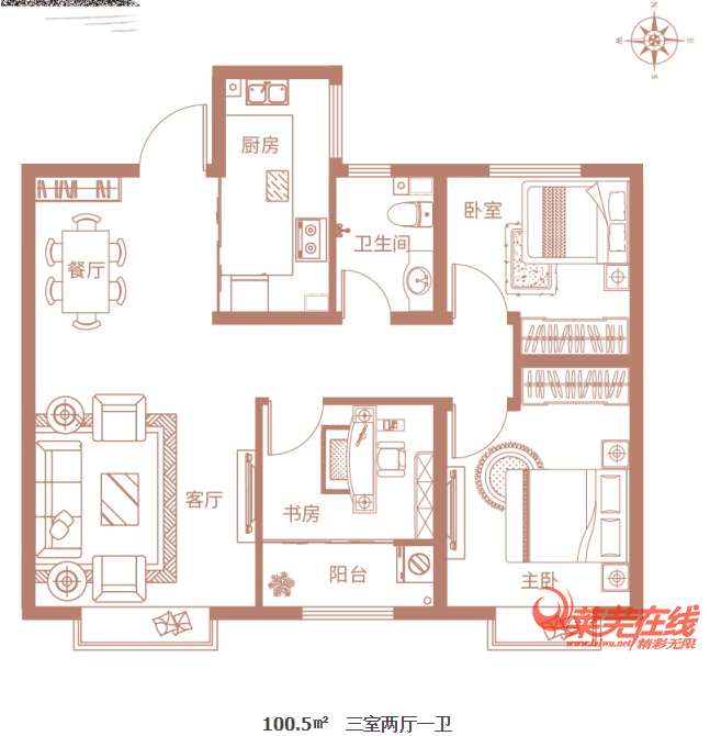 走心筛选！莱芜这几款“爆赞”小三室，你中意否？(图2)