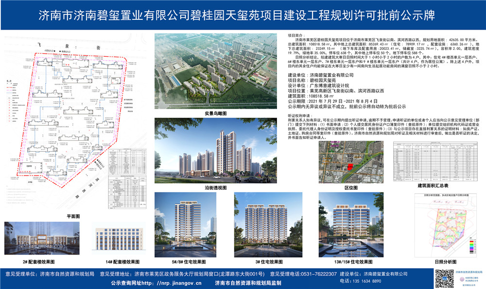 莱芜高新区新楼盘公示，位置就在滨河小学以南！(图1)