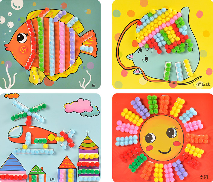 中洋·悦澜府 | 童趣毛球画体验开启！ (图3)